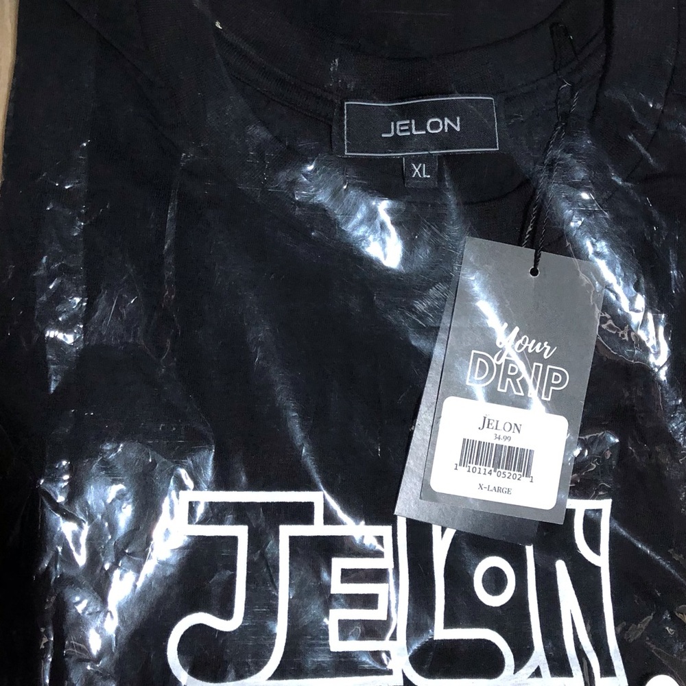 Jelon Black T-Shirt short sleeves XL